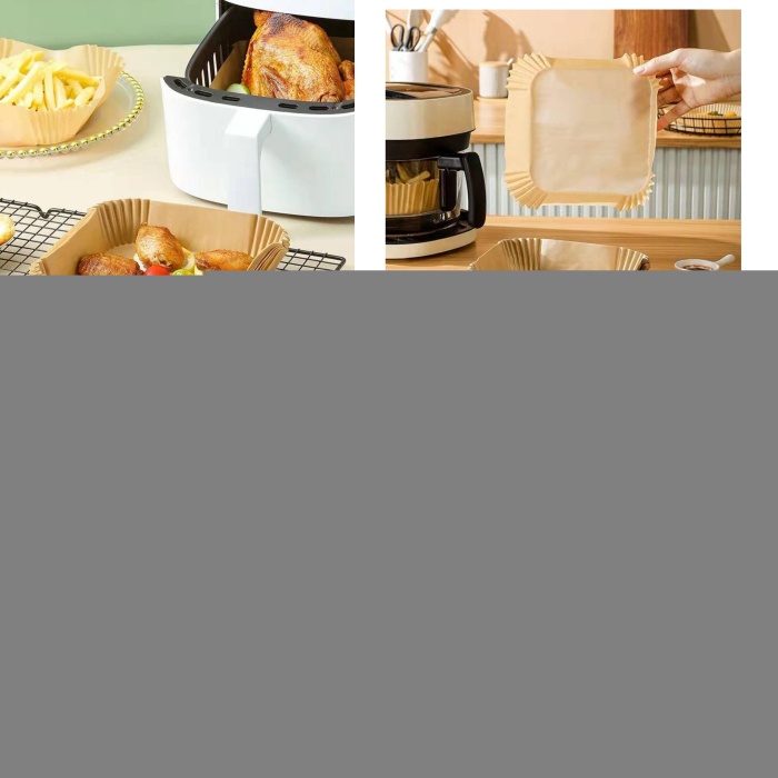 Biyomak® Airfreyer Fritöz Kağıdı Kare XL / XXL 50li