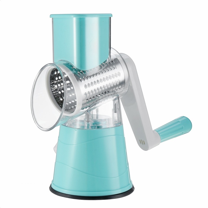 Biyomak® Tutma Kollu Çevirmeli Pratik Rulo Rende Drum Grater