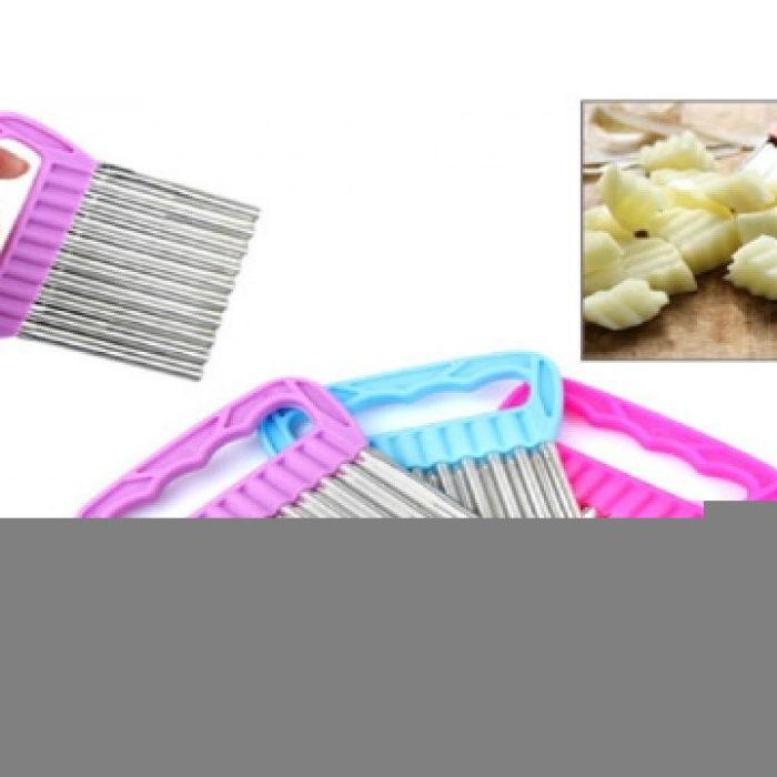 Biyomak® Pratik Sebze ve Meyve Dilimleyici Şekilli Kesim Sağlıklı ve Kolay Sebze Kesici Chips Chopper