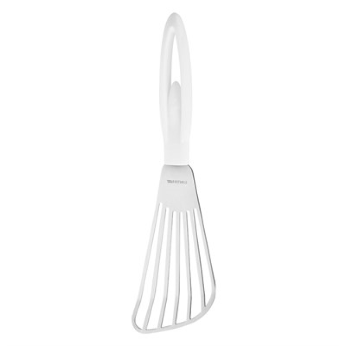 Biyomak® Omlet Krep Spatulası Balerin Saplı Metal Krep Omlet Çevirici