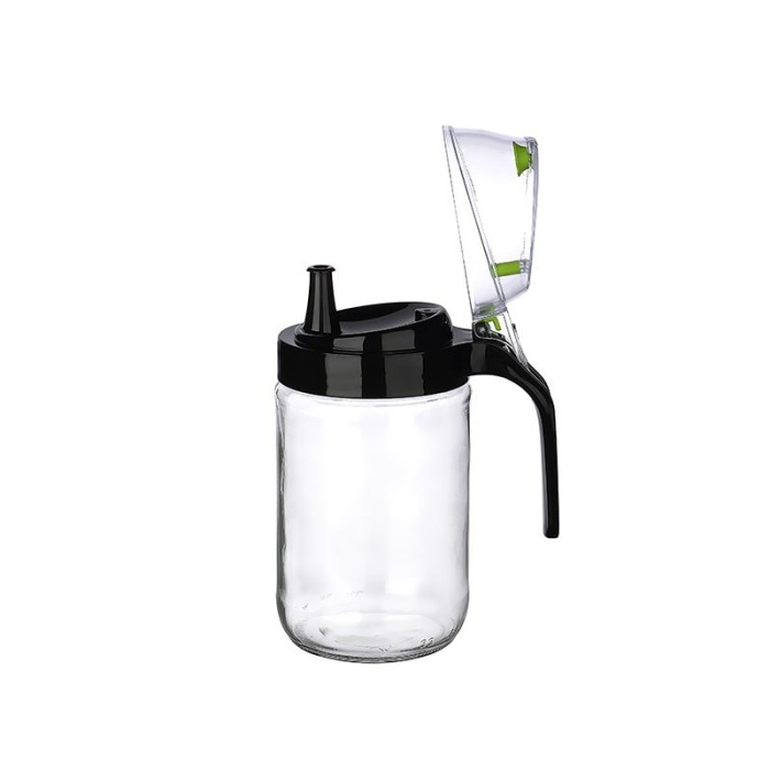 Biomak Cam Yağdanlık - Kulplu Sirkelik Sosluk 660ML