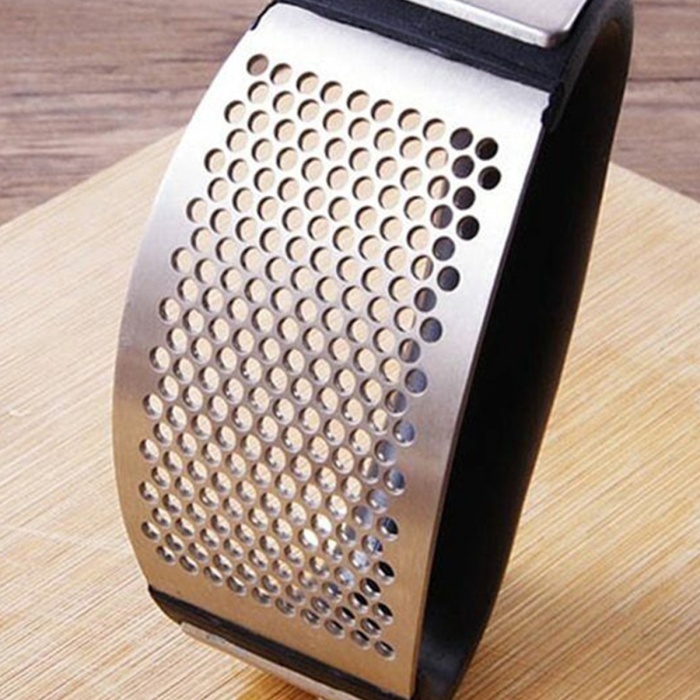 Biomak Yeni Sarımsak Ezici Paslanmaz Çelik Garlic Press