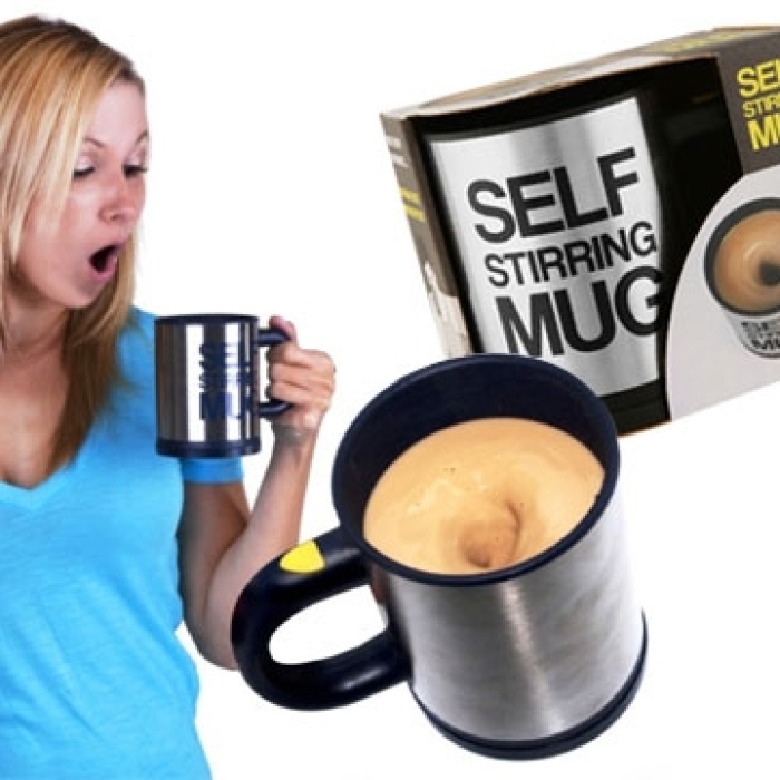 Kendi Kendini Karıştıran Termos Kupa