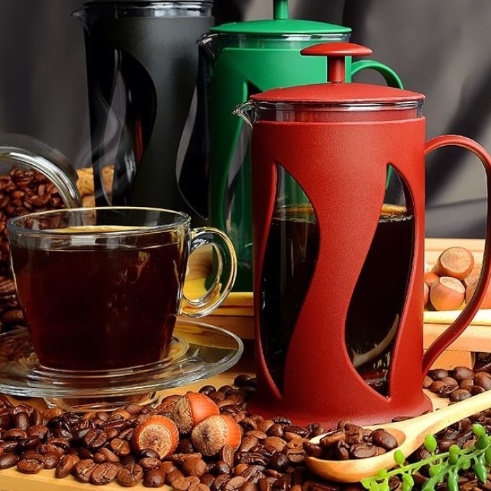 Tcof Filtre Kahve Makinesi French Press Süzgeçli 500 ml