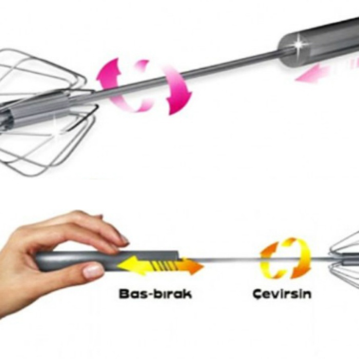 Biomak Bas Çek Mikser Silikon Sap