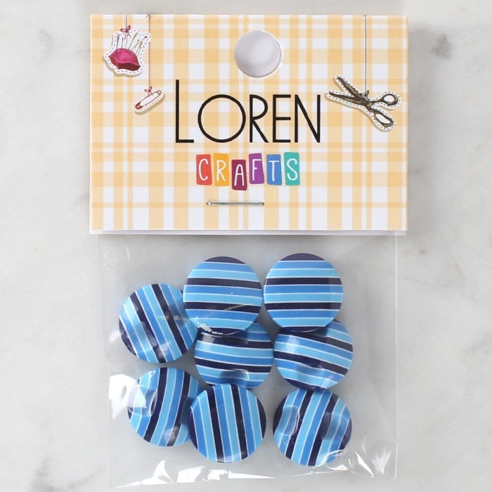 Biomak Loren Crafts 8li Desenli Düğme - 1101