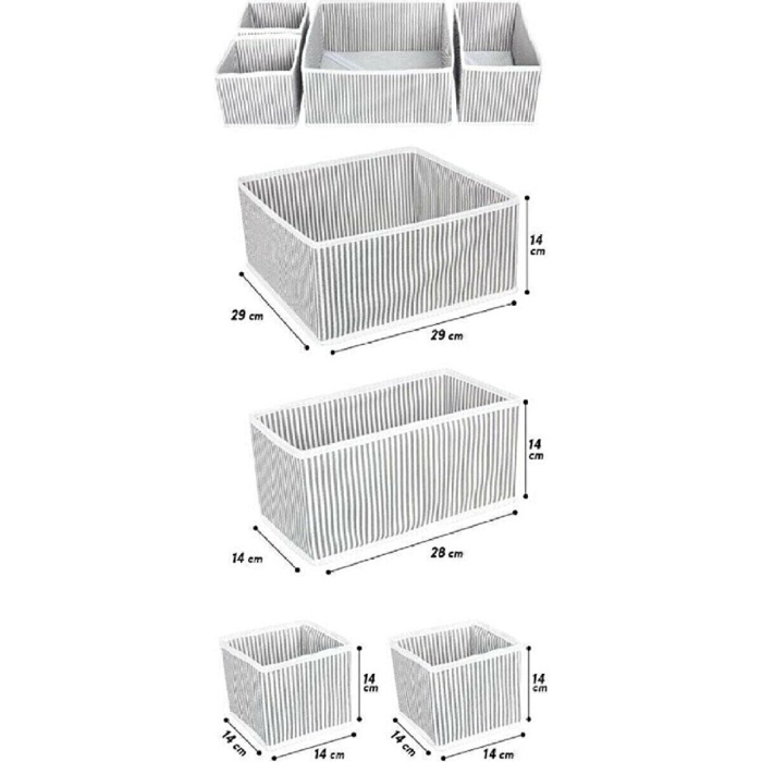Biomak Çekmece Düzenleme Kutu Seti Organizer 4lü Set