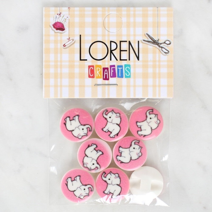 Biomak Loren Crafts 8li Fil Düğme - 1041