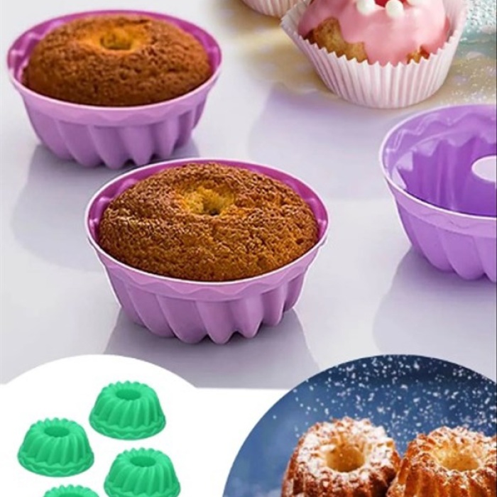 Biomak Muffin Kek Kalıbı Silikon 6 Adet