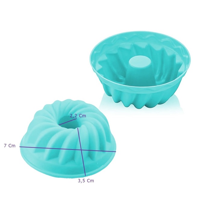Biomak Muffin Kek Kalıbı Silikon 6 Adet
