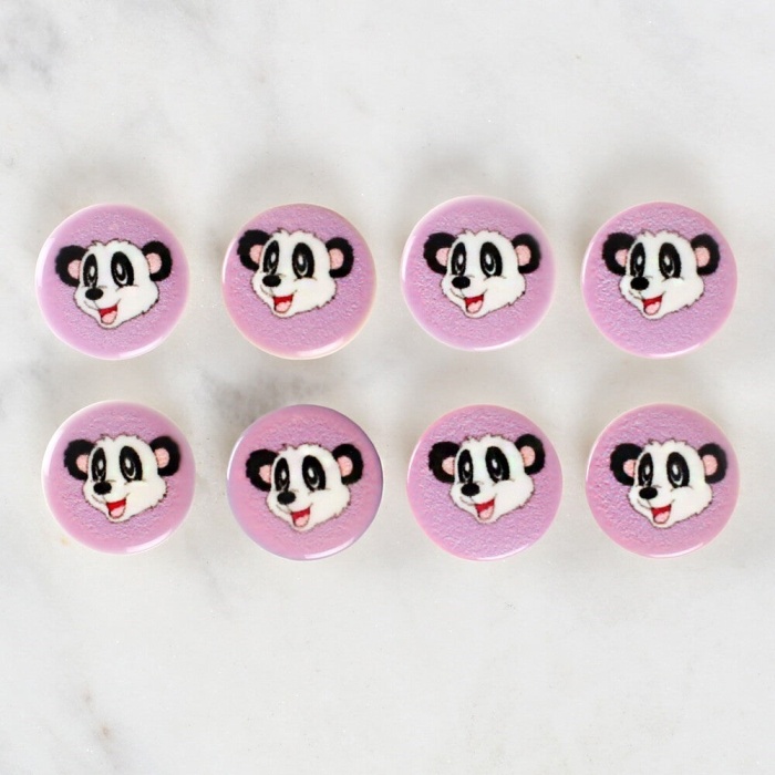 Biomak Loren Crafts 8li Panda Düğme - 1055