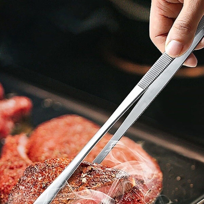 Biomak® Et Kızartma Maşası - Pratik Pişirme Cımbızı - Profesyonel Cımbız Maşa
