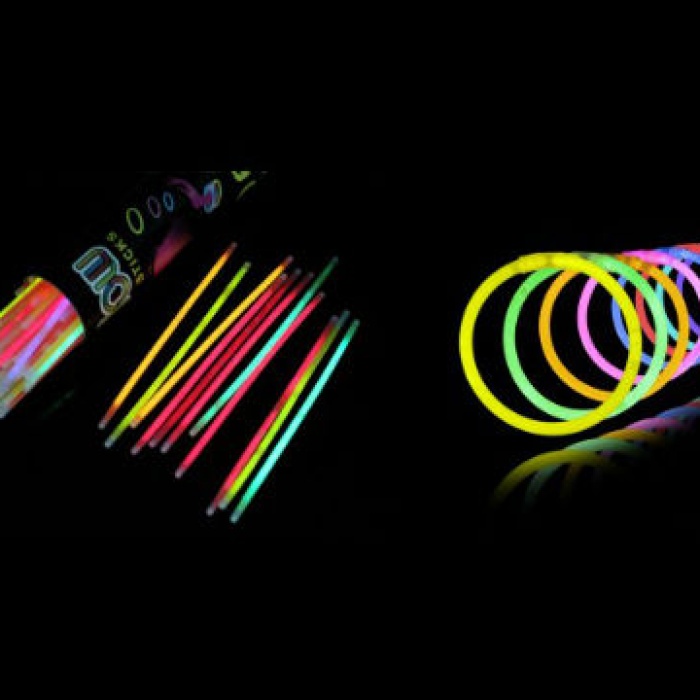 Biomak 10 Adet Glow Stick Bracelet Fosforlu Kırılan Çubuk Bileklik