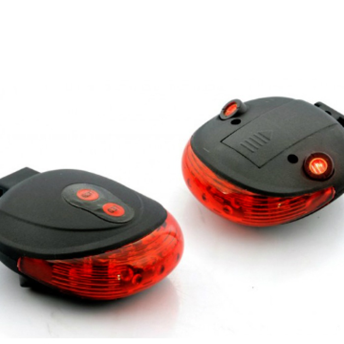 Biyomak® Lazer Güvenlik Şeritli Bisiklet Stop Lambası