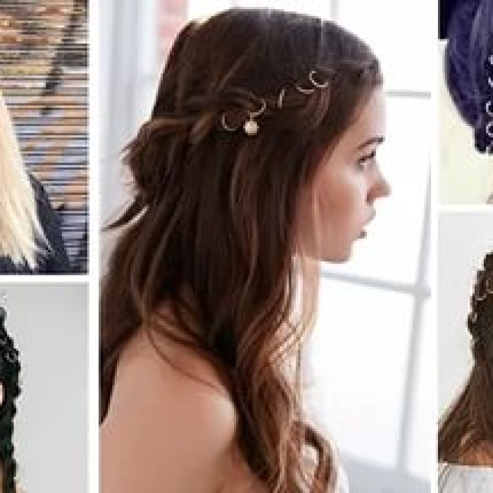 Biomak® Saç Piercingi - Saç Yüzüğü - Gold