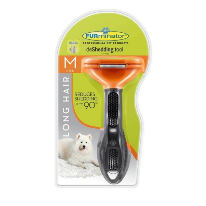 Biomak® Uzun Tüylü Köpekler İçin Kolay Tarama Fırçası Temizlenebilir Çelik Tarak Tüy Toplayıcı Medium