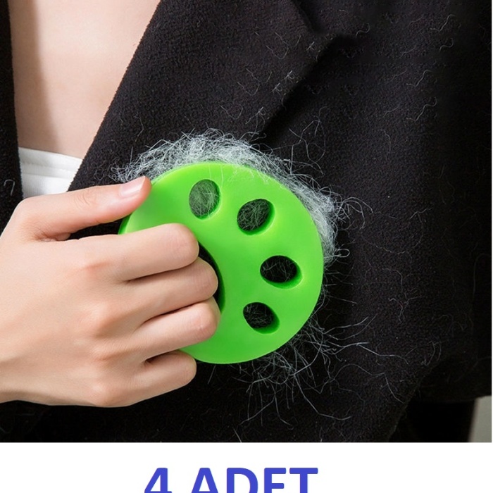 Çamaşır Makinesi Ve Evcil Hayvanlar İçin Tüy Toplayıcı Yıkanabilir Aparat 4 Adet
