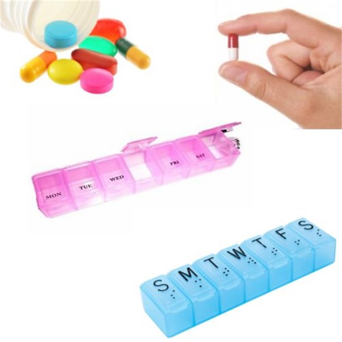 Biomak Kapaklı Haftalık İlaç Kutusu 3 Adet