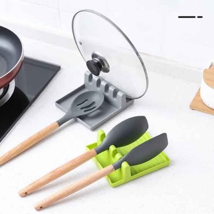 Biyomak® Çok Amaçlı Kaşık Altlığı Kepçe Altlığı Kapak Tutucu