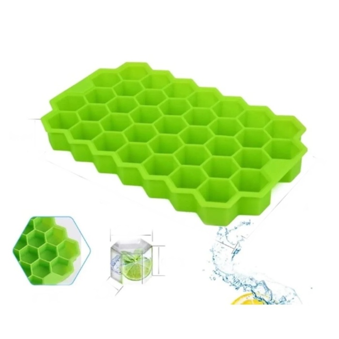 Biomak 37 Bölmeli Silikon Petek  Buz Kalıbı Buzluk