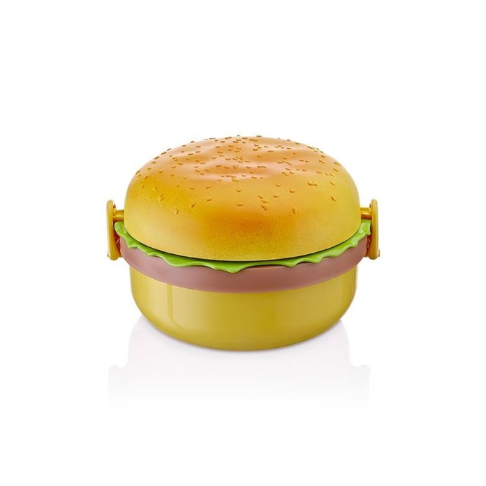 Biomak® Hamburger Görünümlü Beslenme ve Saklama Kabı