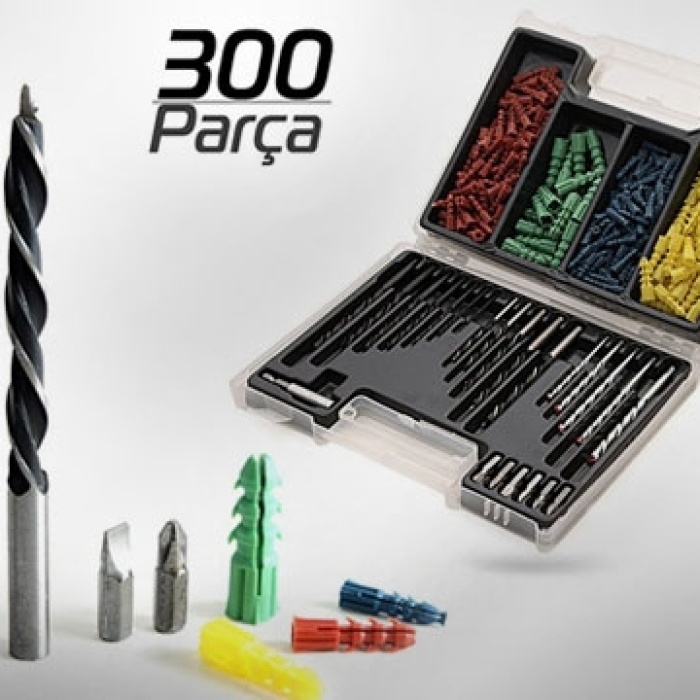 Biomak® 300 Parça Dübel ve Matkap Ucu Seti