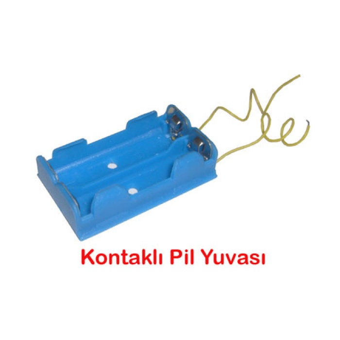 Biomak Pil Yuvası - Okul Deney Pil Yatağı 25 Adet
