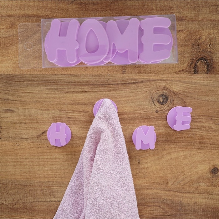 Biomak Yapışkan Askı Home Figürlü - Güçlü Home Figürlü Askı