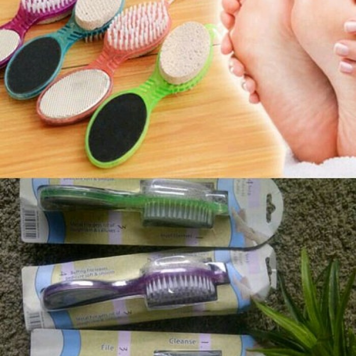 Biomak Törpülü Fırçalı Topuk Taşı - 4in1