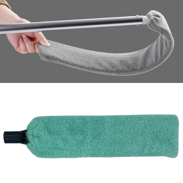 Biomak Sihirli Mikrofiber Başlıklı Girintili Yüzey Temizleme Mopu Toz Alma Fırçası