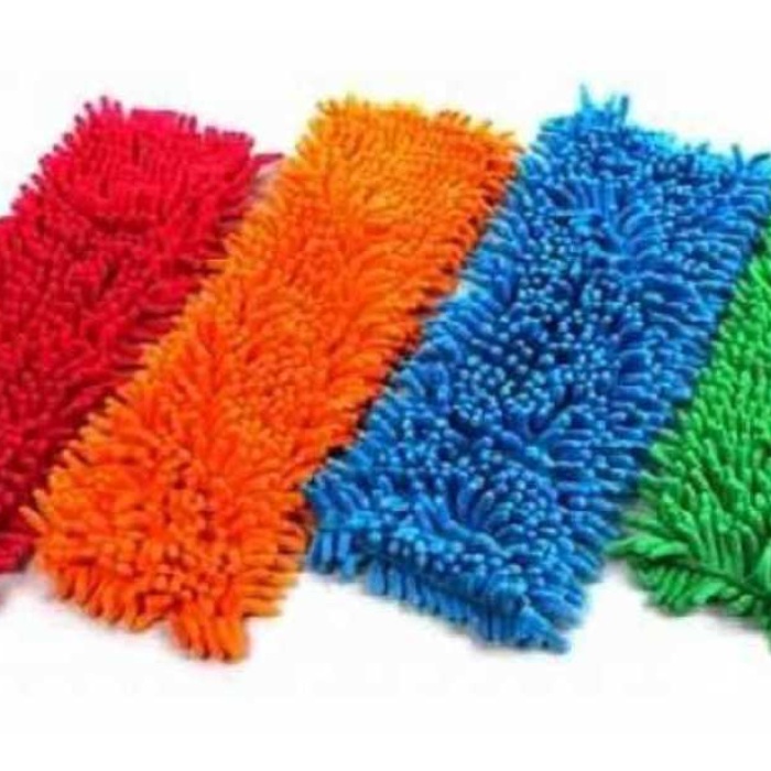 Biomak® Paspas Yedeği Mikrofiber Makarna Mop Paspas Yedeği 50 Cm