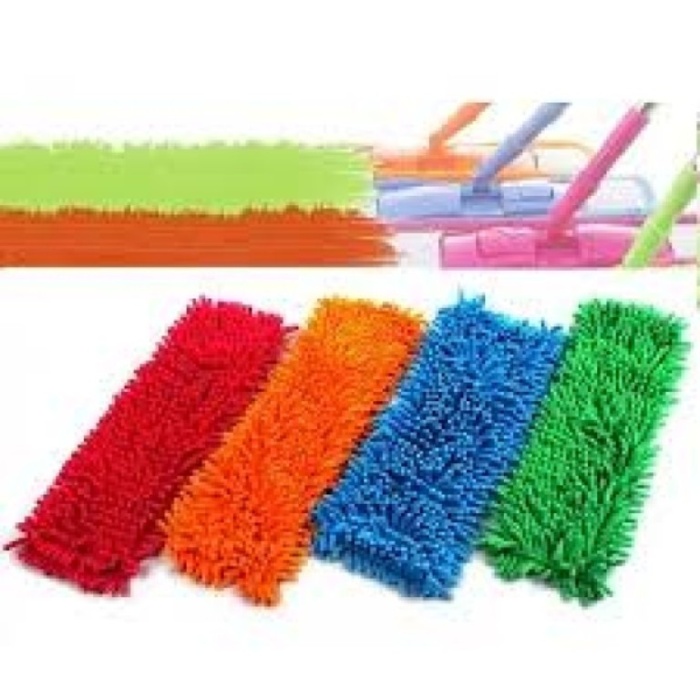 Biomak® Paspas Yedeği Mikrofiber Makarna Mop Paspas Yedeği 50 Cm