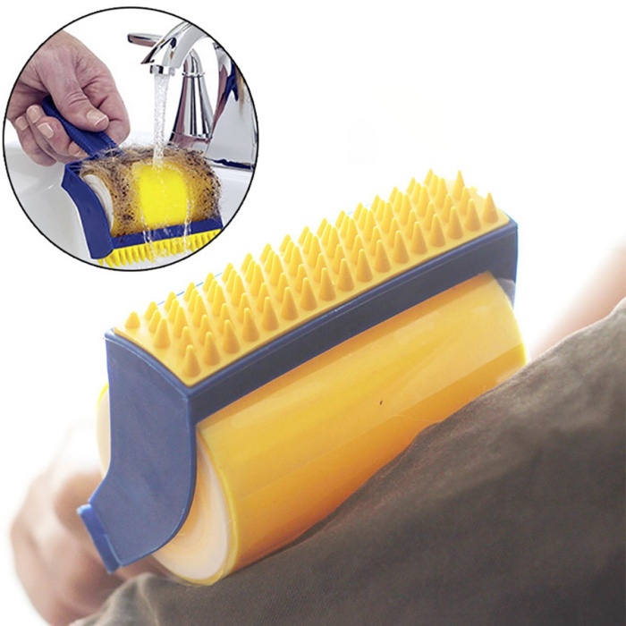 Biomak® Yıkanabilir Tüy ve Toz Temizleyici Rulo Tüy Fırçası Aleti