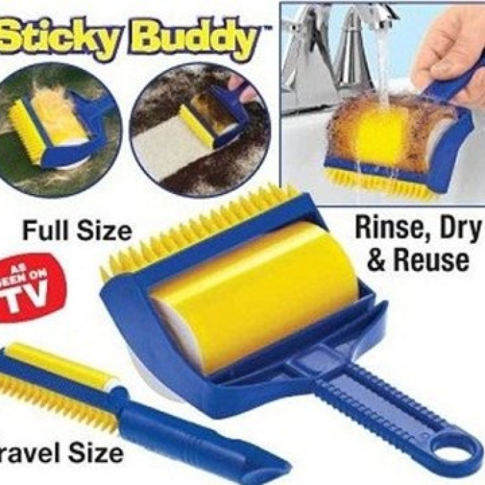 Biomak® Yıkanabilir Tüy ve Toz Temizleyici Rulo Tüy Fırçası Aleti