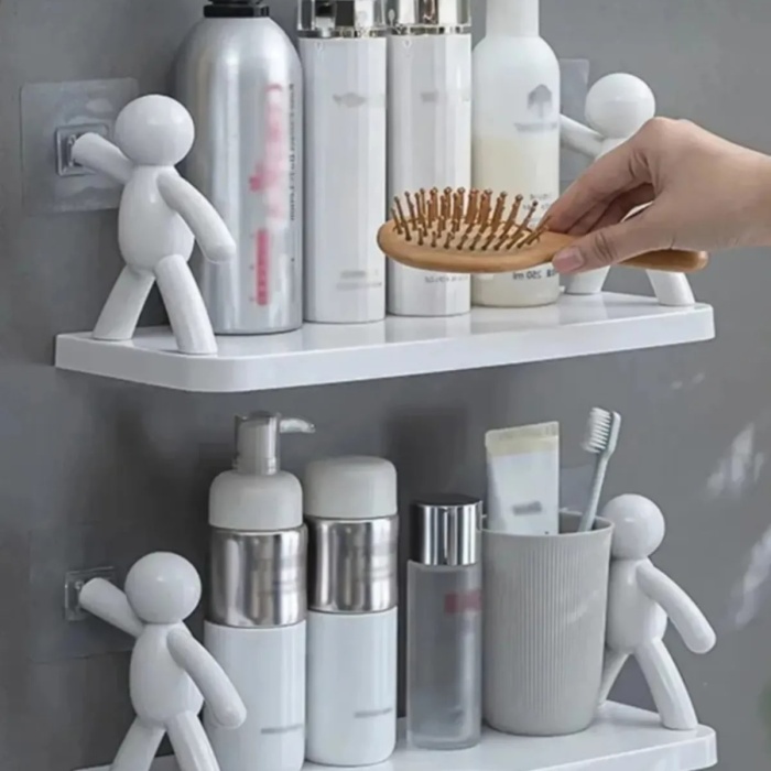 2 Adet Özel Raf BaharatlıkMakyaj Malzeme Rafı Kendinden Yapışkanlı Banyo Mutfak Organizer Raf