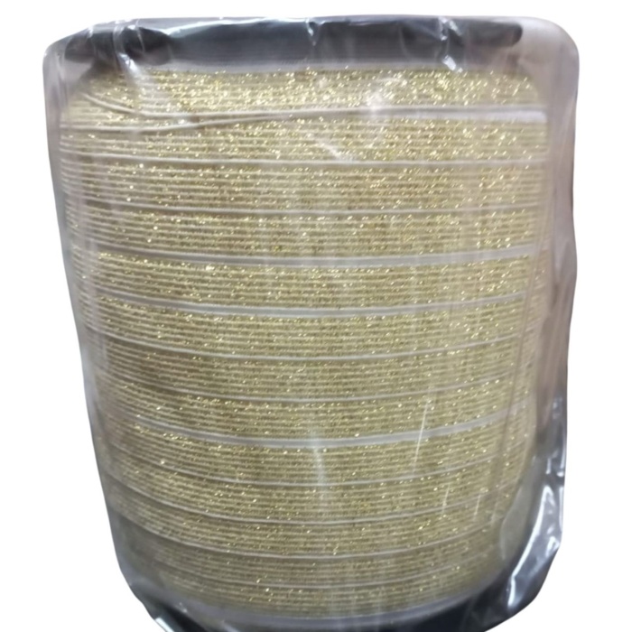 Biomak Çamaşır Lastiği Düz 1 cm  1 Metre Gold
