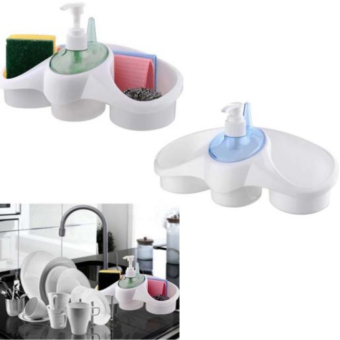 Biomak® Sünger Hazneli Sıvı Sabunluk - deterjanlık
