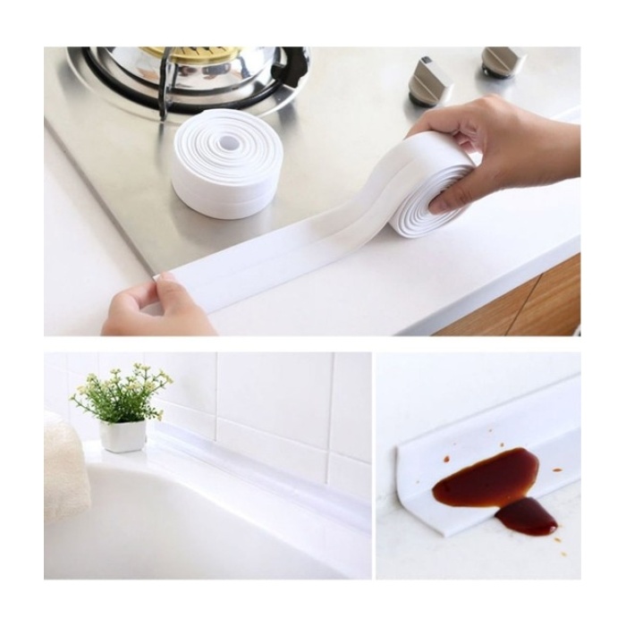 Biomak® Su Sızdırmaz Bant Lavabo Küvet Kenar Bandı (3.2m)