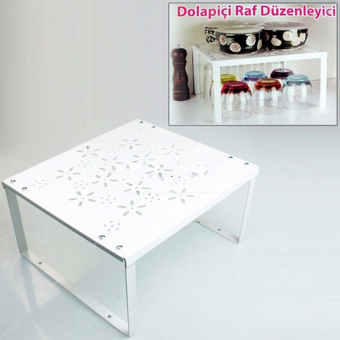 Biomak Metal Dolap İçi Raf Düzenleyici
