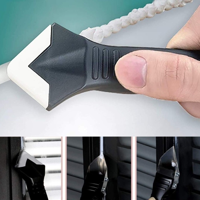 Biomak® Metal Uçlu Lavabo Küvet Fayans Derz Silikon Sökme Ve Uygulama Seti