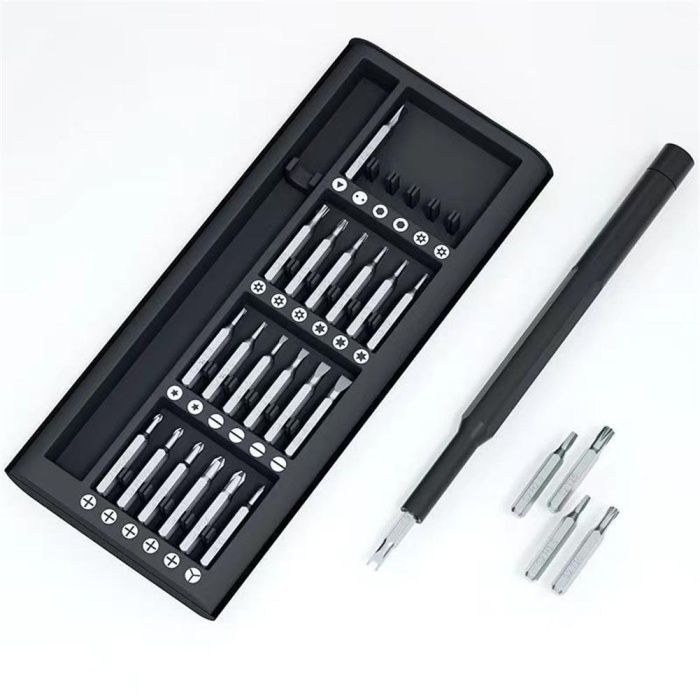 Biomak® 25 Parça Çok Fonksiyonlu Hassas Tornavida Seti – Telefon Tablet Elektronik Tamir Tornavida Seti
