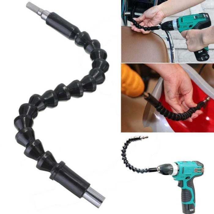 Biomak® Matkap Ucu - Bükülebilir Oynar  Vidalama Bits Uzatma Aparatı 30Cm