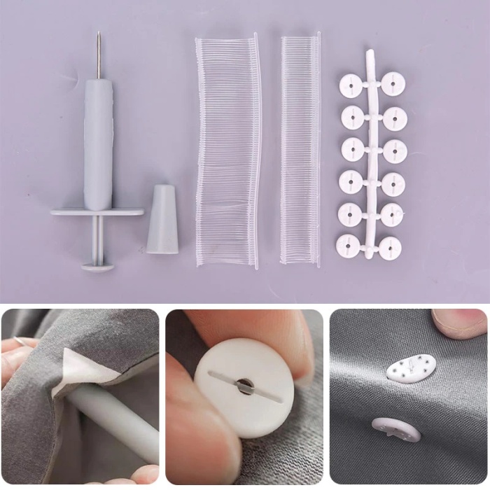Biomak Yorgan Kılıfı Nevresim Sabitleme Klips Takımı