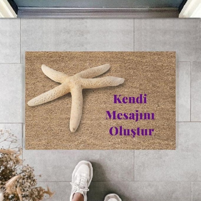 Biomak Dijital Baskı Kişiye Özel İç Kapı Dekorasyon Paspas  PS11224