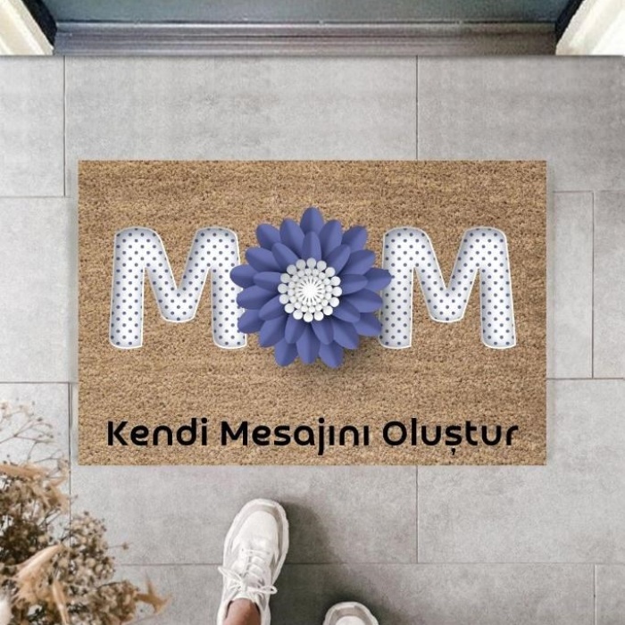 Biomak Dijital Baskı Kişiye Özel İç Kapı Dekorasyon Paspas  PS11237