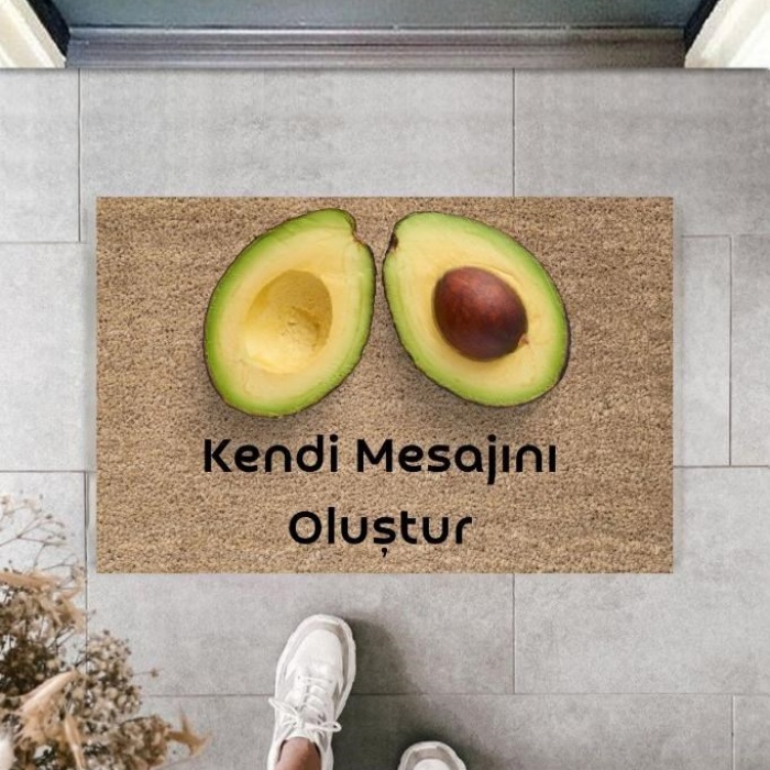 Biomak Dijital Baskı Kişiye Özel İç Kapı Dekorasyon Paspas  PS11241