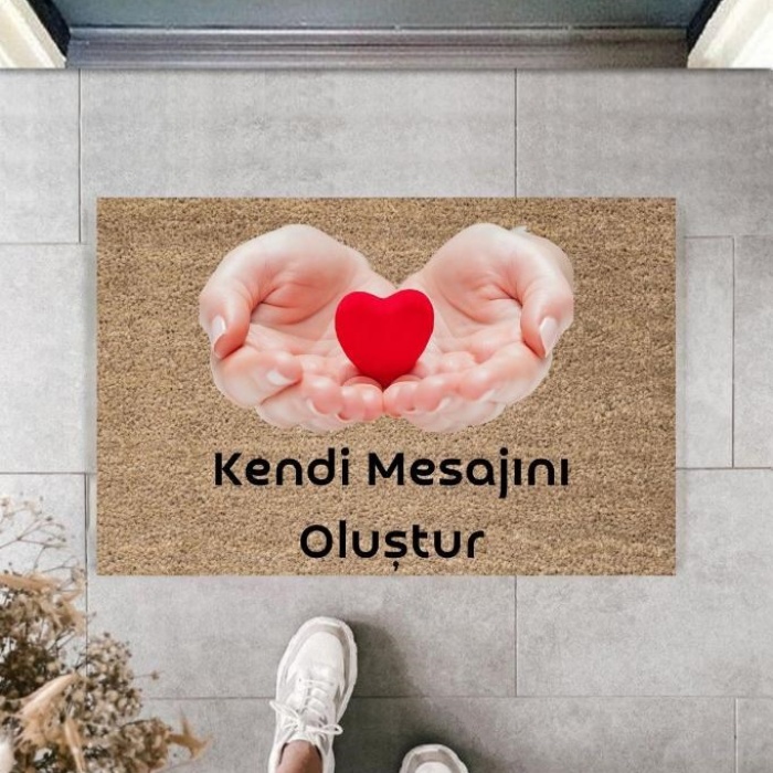 Biomak Dijital Baskı Kişiye Özel İç Kapı Dekorasyon Paspas  PS11245