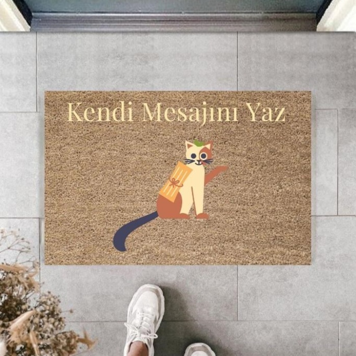 Biomak Dijital Baskı Kişiye Özel İç Kapı Dekorasyon Paspas  PS11258