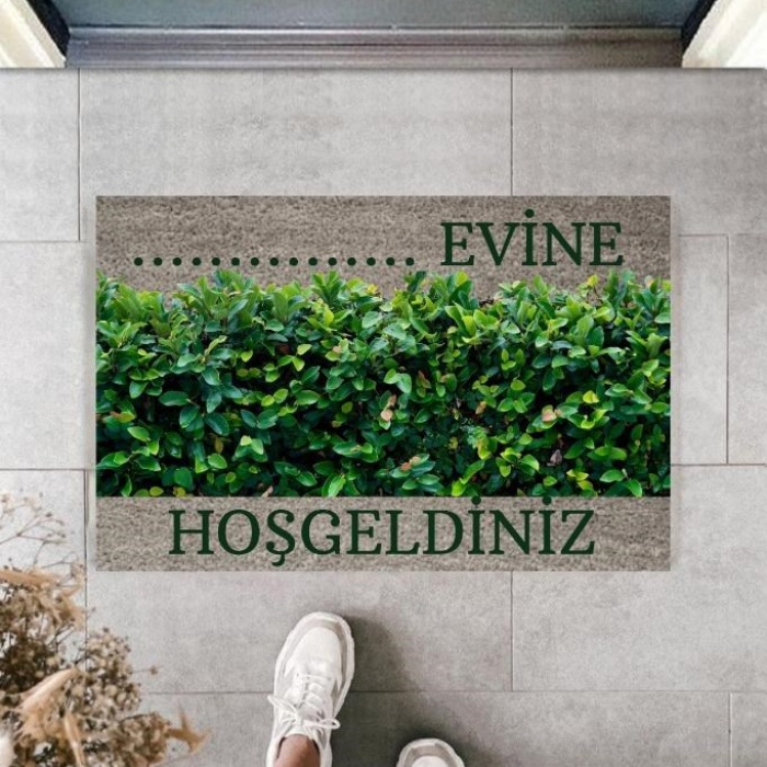 Biomak Dijital Baskı Kişiye Özel İç Kapı Dekorasyon Paspas PS11292
