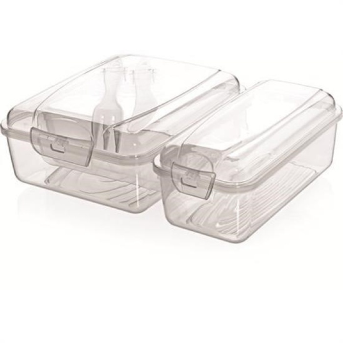 Biomak® Takeaway Ergonomik Çatal Bıçaklı Pratik Yoğurt Saklama Kabı